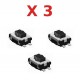 3X Switch bouton clé télécommande plip Peugeot Citroen @Pro-Plip