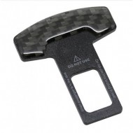 Boucle de ceinture de sécurité en fibre de carbone pour siège de voiture anti bip alarme sonore