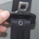ProPlip Clip bouton en plastique noir bouchon d'arrêt pour ceinture de sécurité de voiture